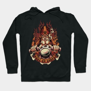 Hell on whells rider or die Hoodie